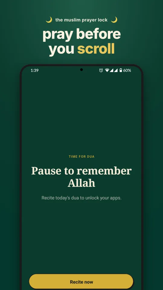 Deen Gate salah reminder lock screen