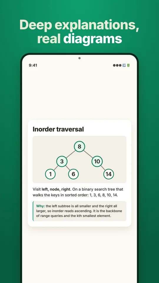Deep explanations with real diagrams in DSALock